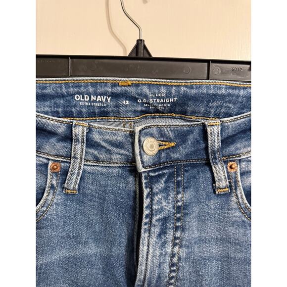 OLD NAVY WOMEN'S O.G. STRAIGHT JEANS - SIZE 12 - Picture 3 of 7